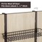 Over The Door metal Storage Rack Coat Hook Shelf Bathroom Office